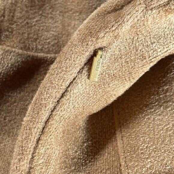 Fendi x Skims Velvet Knit Dress Tan - Picture 5 of 10